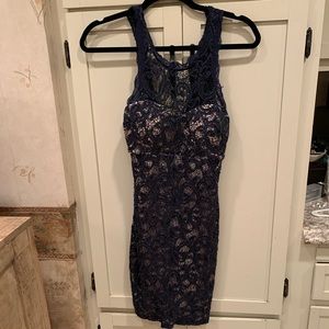 Stunning navy cocktail dress